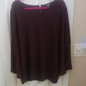 Lord & Taylor Women's Dark Purple Sweatshirt